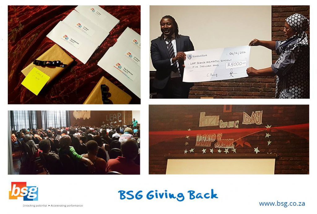 BSG supporting LEAP Science and Maths Schools