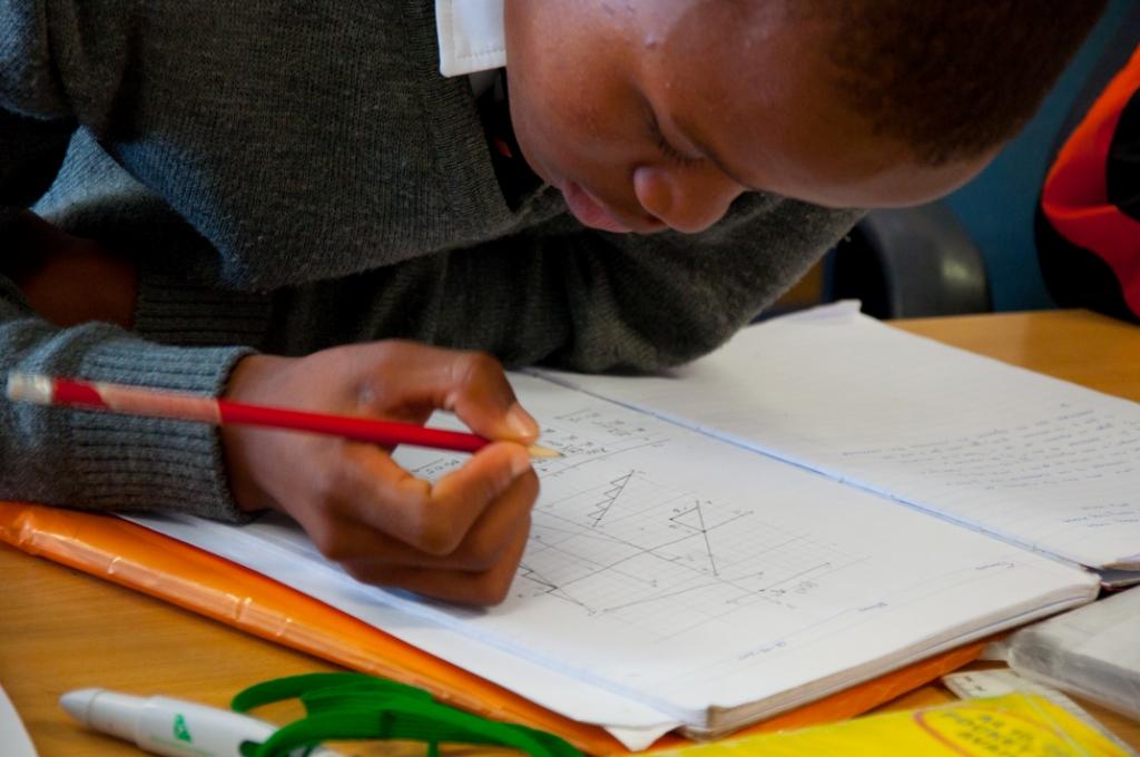 leap student working