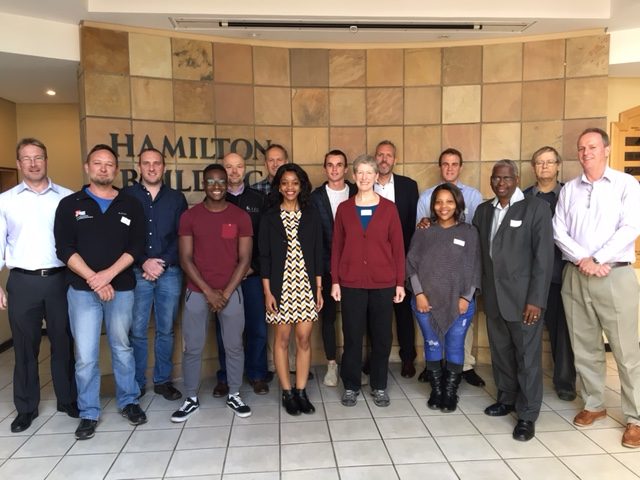 Rhodes university student class representatives at BSG advisory board meeting